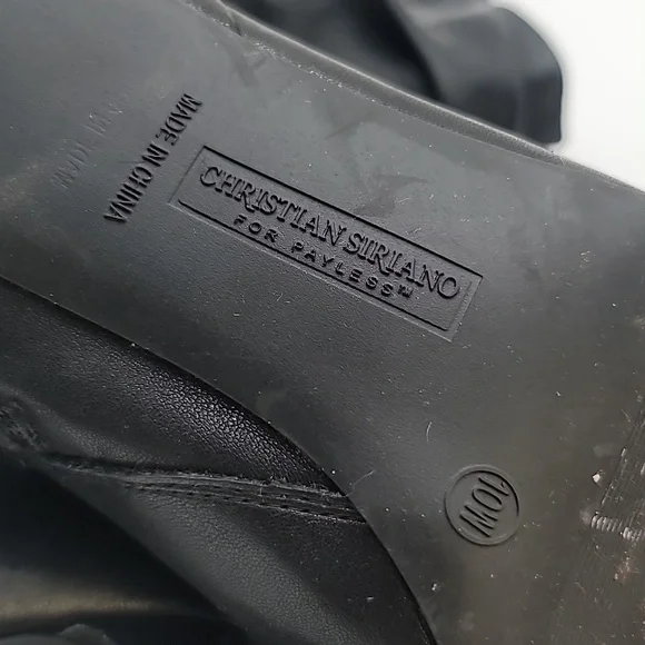 CHRISTIAN SIRIANO sz10 slouchy high heel sexy boot - Picture 8 of 8